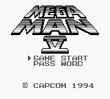 Megaman V (Europe) Title Screen